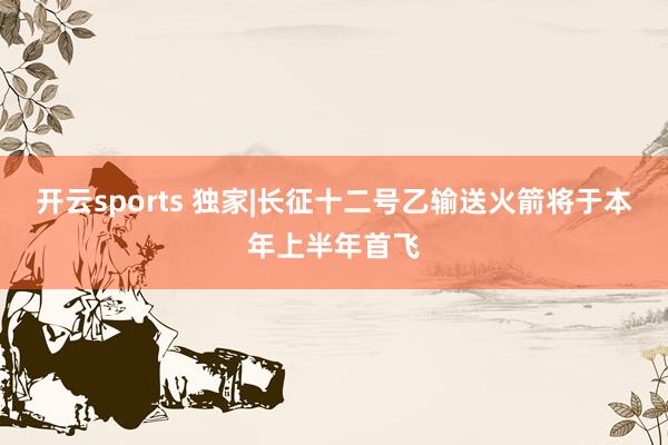 开云sports 独家|长征十二号乙输送火箭将于本年上半年首飞